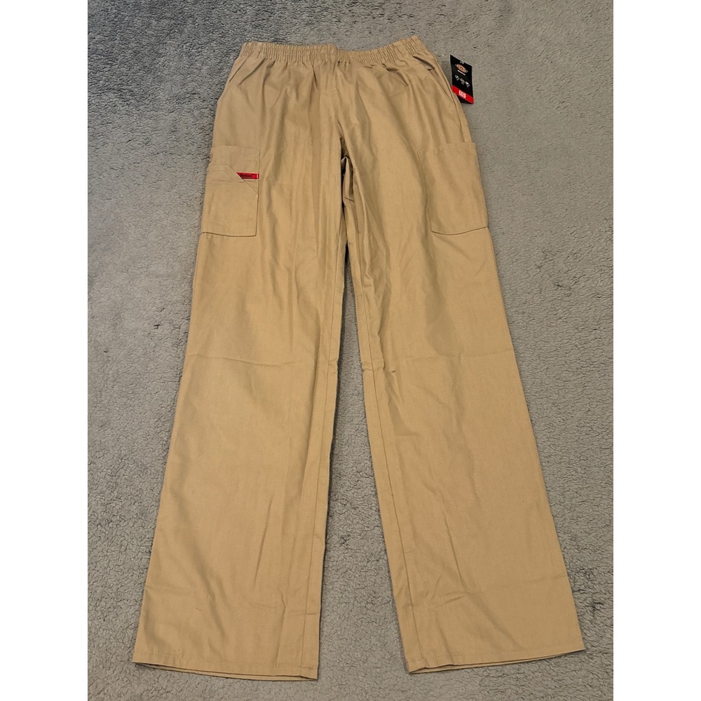 Dickies Medical EDS Signature Scrub Pants Tall Khaki Tan 86106T Medium M